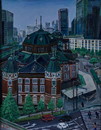 当間　忍　　　早朝の東京駅